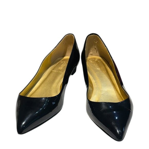 J. Crew Patent Leather Made in Italy Pointed Toe Flats - Picture 3 of 13